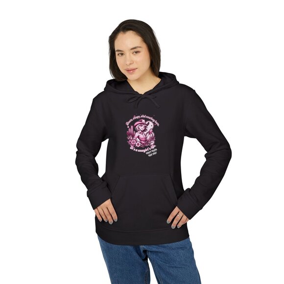 Trendy Cowgirl Fleece Hoodie for Casual Wear - Picture 2 of 5